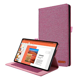 Etui en PU avec support et porte-cartes, rose pour votre Realme Pad 10.4 pouces