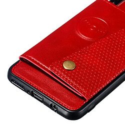 Avis Wewoo Coque Fashion Etui de protection en cuir pour Huawei P30 Lite rouge