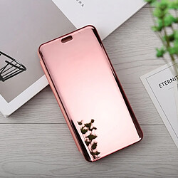 Wewoo Coque Étui en cuir incassable pour banderoles incurvées Streamer pour One Plus 6T, avec support et fonction veille / réveil (or rose)