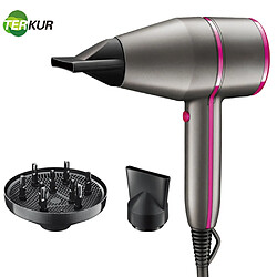 Universal Sèche-cheveux ioniques Sèche-cheveux puissants 2 vitesses 3 chauffage Salon Sèche-cheveux domestique pour séchage rapide Styling Souffleur & Diffuseur