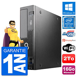 PC Fujitsu Esprimo D556 DT Intel G4400 RAM 16Go Disque Dur 2To Windows 10 Wifi - Occasion