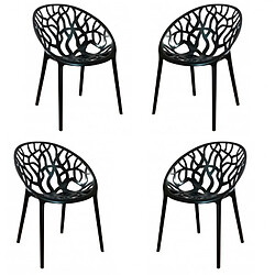 Nest Dream Pack 4 Chaises de Jardin - Chrystal