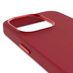 Avis Coque MagSafe pour iPhone 15 Pro Silicone Mat Astro Dust Bordeaux Decoded