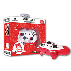 Freaks And Geeks Manette Nintendo Switch - Lite Bluetooth sans fil ANIMAL ROUGE GAMING PANDY TAILLE ENFANT