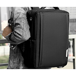 Avis Universal Sac à dos étanche 17,3 pouces sac pour ordinateur portable sac à dos antivol sac à dos avec trou de charge USB verrouillage de code noir