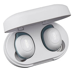 Boompods Boombuds GS Ecouteurs Sans Fil Bluetooth Intra-Auriculaire Silicone Blanc