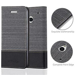 Cadorabo Coque HTC ONE M7 Etui en Gris