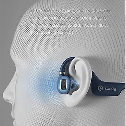 Acheter Universal Casque bluetooth sans fil casque à conduction osseuse stéréo bouchon d'oreille gratuit