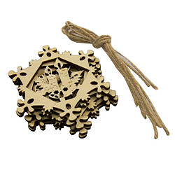 pendentif en bois non peint breloque