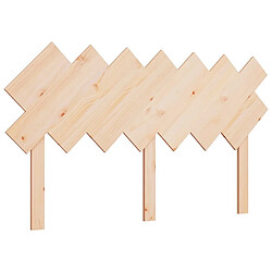 Maison Chic Tête de lit scandinave,Meuble de chambre 141x3x80,5 cm Bois massif de pin -MN84488