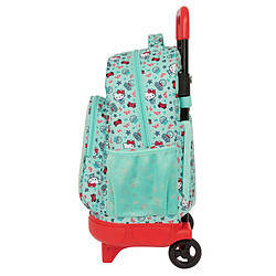 Avis Cartable à roulettes Hello Kitty Sea lovers Turquoise 33 X 45 X 22 cm