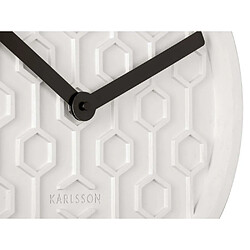 Acheter Karlsson Horloge ronde en béton Honey 31 cm Blanc.