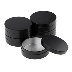 6pcs Boîtes en Aluminium Vides Pot de Baume à Lèvres Contenant de Baume, Bougie,Stockage De Voyage pas cher