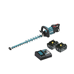 Makita DUH 602 RT2 Taille-haie sans fil 60cm 18V Brushless + 2x Batteries 5,0Ah + Chargeur