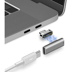 Universal Adaptateur magnétique, transfert de données de 40 Gbit/s à charge de 100 W, 5K60, convertisseur avec adaptateur téléphonique USB C 3.1 Gen2 Pro Air |