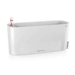 LECHUZA Jardinière DELTA 10 ALL-IN-ONE Blanc brillant