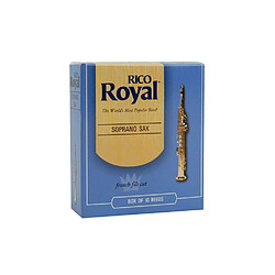 Boîte de 10 anches Rico Royal pour saxophone soprano force 1.5