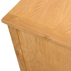 Acheter vidaXL Meuble TV 110x35x44 cm Bois de chêne massif