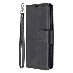 Etui en PU avec support noir pour votre Samsung Galaxy A41 (Global Version)