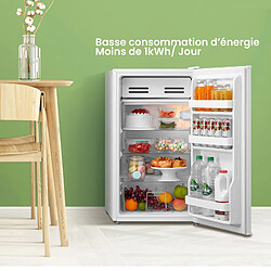 Avis Comfee Réfrigérateur Table Top RCD132WH2 - 93L - [Classe énergétique E] - Froid Statique - Frigo 1 Porte - 41dB Blanc (86*47*45 cm)