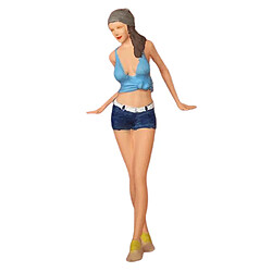 1:64 Figure Personnage Féminin Poupée Paysage Train Chemin De Fer Modèle Décor Style C pas cher