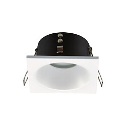 Inspired GU10 Downlight Square, 1 x GU10 (Max 12W), IP54, Blanc Mat