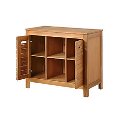 Avis Vente-Unique Meuble sous vasque en bois d'acacia - 90 cm - PULUKAN