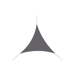 Easy Sail Voile d'ombrage triangle 4x4x4m ardoise.