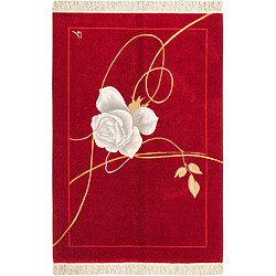 Vidal Tapis de laine 178x122 rouge Darya