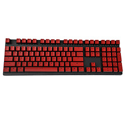 PBT Pudding Keycap Set Pour Clavier Mécanique Cherry MX Rouge Noir