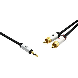 Avis Oehlbach I-Connect Jack RCA Noir - Câble Mini-Jack 3,5 mm / RCA de 5 m