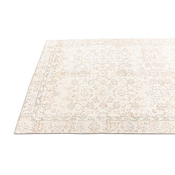 Avis Vidal Tapis de laine 244x135 rose Ultra Vintage