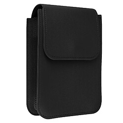 Avizar Pochette Bandoulière Smartphone avec Rangement carte Sangle 135cm noir