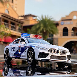 Universal 1: 32 Voiture jouet BMW M8 Voiture jouet en alliage Voiture jouet moulé sous pression Modèle de voiture Modèle de simulation à l'échelle miniature Voiture jouet Jouet pour enfants(blanche)