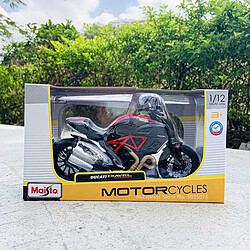 Universal 1: 12 Moto en alliage moulé sous pression Modèle Modèle Collection Cadeau Jouet Outil | Voiture jouet moulée sous pression(Le noir) pas cher