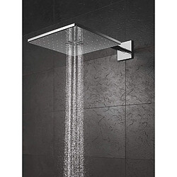 Avis GROHE Set douche de tête bras 2 jets Rainshower 310 SmartActive Cube 26479000, Chrome, 400 mm