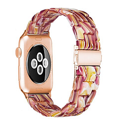 Acheter Wewoo Bracelet de montre en résine Simple Fashion pour Apple Watch séries 5 et 4 40 mm et séries 3 et 2 et 1 38 mm rouge