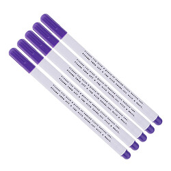 5 Pièces Stylo Effaçable à L'eau Marqueur Disparaissant Stylo Soluble Dans L'eau Violet pas cher