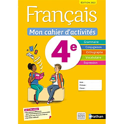 Français 4e : mon cahier d'activités