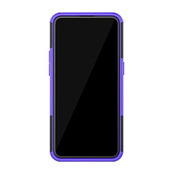 Avis Wewoo Coque Pour OPPO Realme C2 Texture de pneu TPU antichoc + PC Housse de protection avec support violet