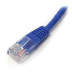 StarTech.com 2 ft Blue Molded Category 5e (350 MHz) UTP Patch Cable câble de réseau 0,61 m Bleu