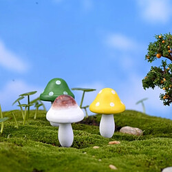 Avis Wewoo Décoration Jardin Woody Champignon Mini champignons en bois Artisanat Micro-paysage Ornements Accessoires Multi-viande Ornements, Couleur Aléatoire