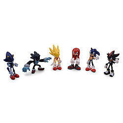 Universal 6 pièces Sonic Hedgehog Figurine Poupée