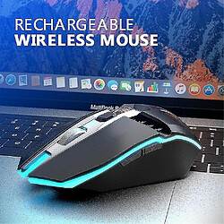 Avis Universal Souris de jeu rechargeable X5 LED sans fil à LED silencieux USB souris ergonomique optique le sens de