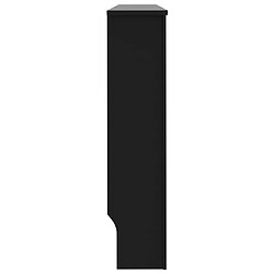 Avis vidaXL Cache-radiateur noir 152x19x81,5 cm MDF