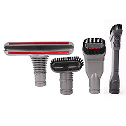 Wewoo Pièces de tête de brosse d'aspirateur sans fil domestique de 4 PCSaccessoires pour Dyson V6