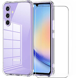 Coque antichoc pour Samsung Galaxy A34 5G (6,6") et Verre Trempé Film Protection Ecran Little Boutik®