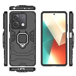 Htdmobiles Coque pour Xiaomi Redmi Note 13 5G - housse etui rigide anti choc + film ecran - NOIR