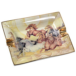 Avis Universal Cendrier en céramique haut de gamme pour cigares Pentium Horse Painting Accessoires pour fumeurs Plateau et coffret cadeau | Accessoires pour cigares