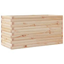 vidaXL Jardinière 90x40x46 cm bois de pin massif